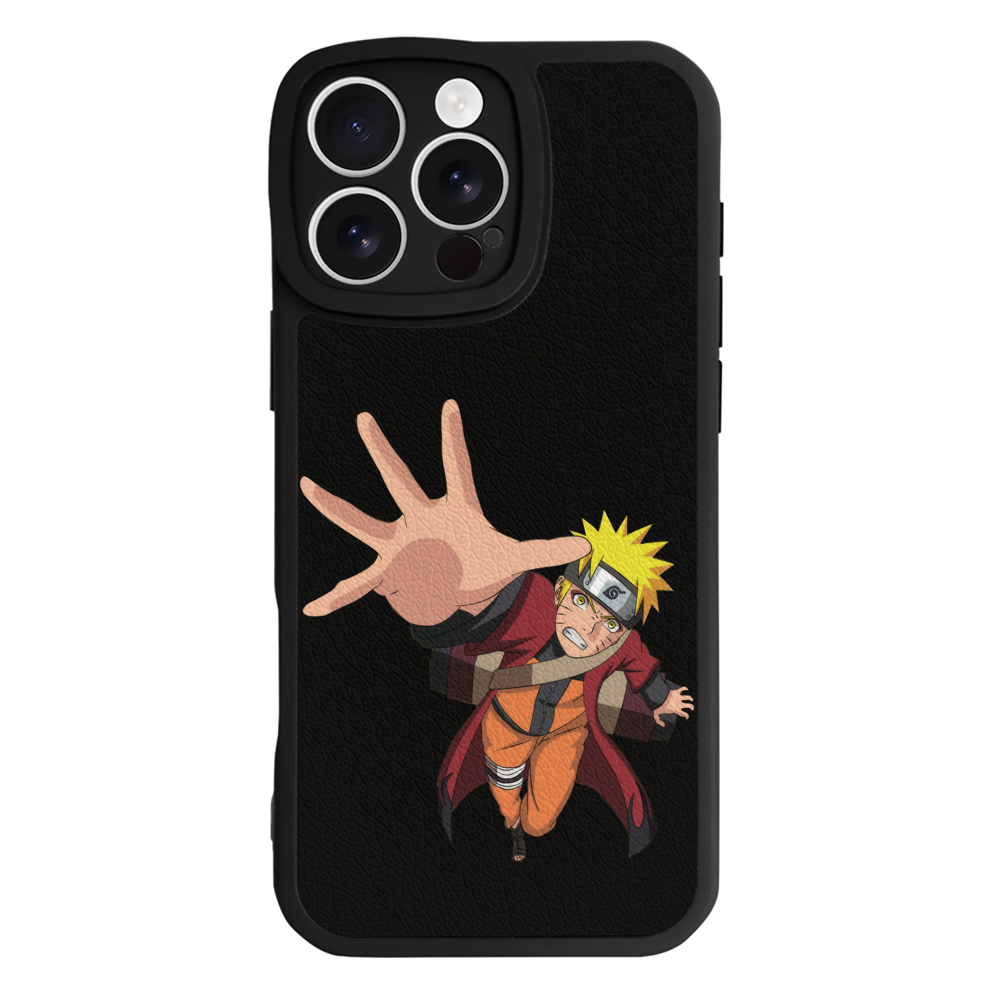 （画像用） NARUTO -ナルト- うずまき ナルト Uzumaki Naruto 【iPhone 16シリーズ対応】シリコンスマホケース（レザー調） 材質：シリコン